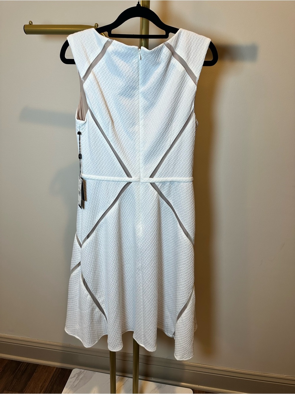NWT Adrianna Papell Sleeveless Fit-and-Flare Dress Bloomingdale’s - SKU 1199 - Picture 4 of 8